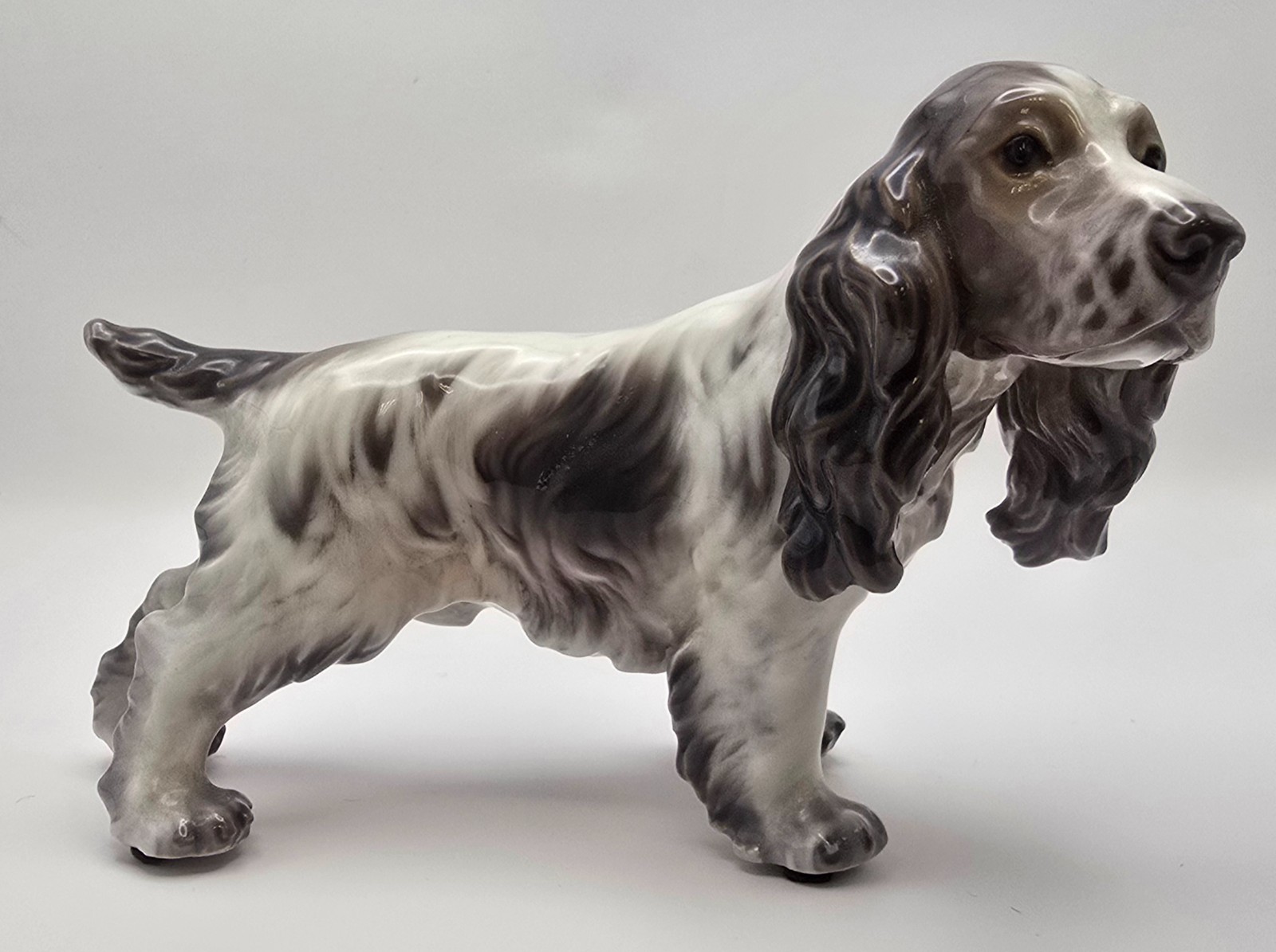 Dahl Jensen vintage denmark porcelain cocker spaniel 1204