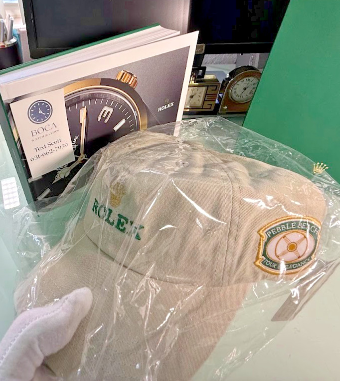 *** Rolex New Pebble Beach Concours  d’Elegance Rolex Show Hat Cotton Twill ***