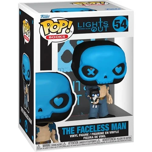 Funko POP Into Darkness Lights Out The Faceless Man Figure 54 + Protector