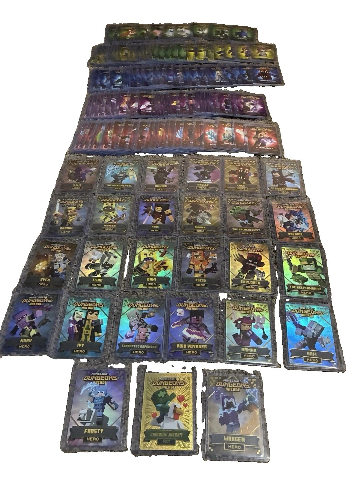 MINECRAFT DUNGEONS ARCADE SERIES 5 PICK A CARD MATTE AND FOIL  HEROS #1-144