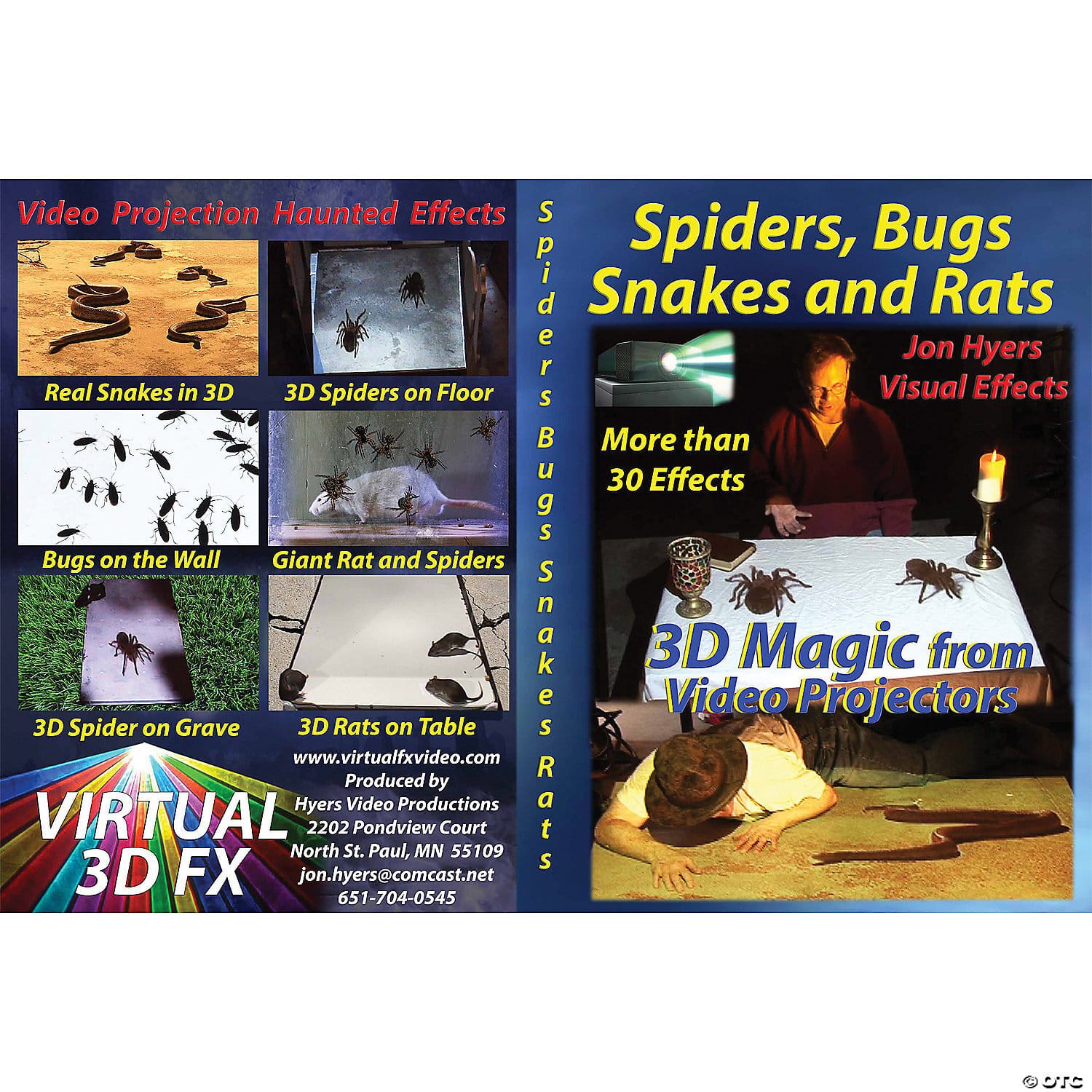 SPIDERS SNAKES AND BATS DVD
