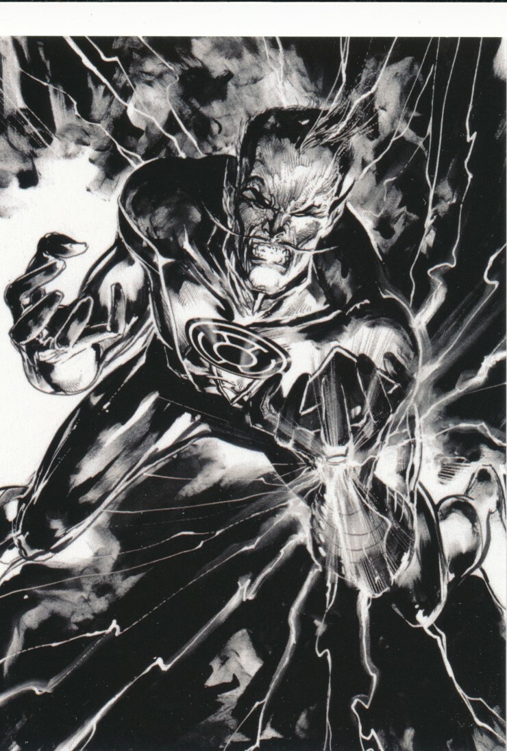 N9 SINESTRO 2015 Cryptozoic DC Super Villains NOIR