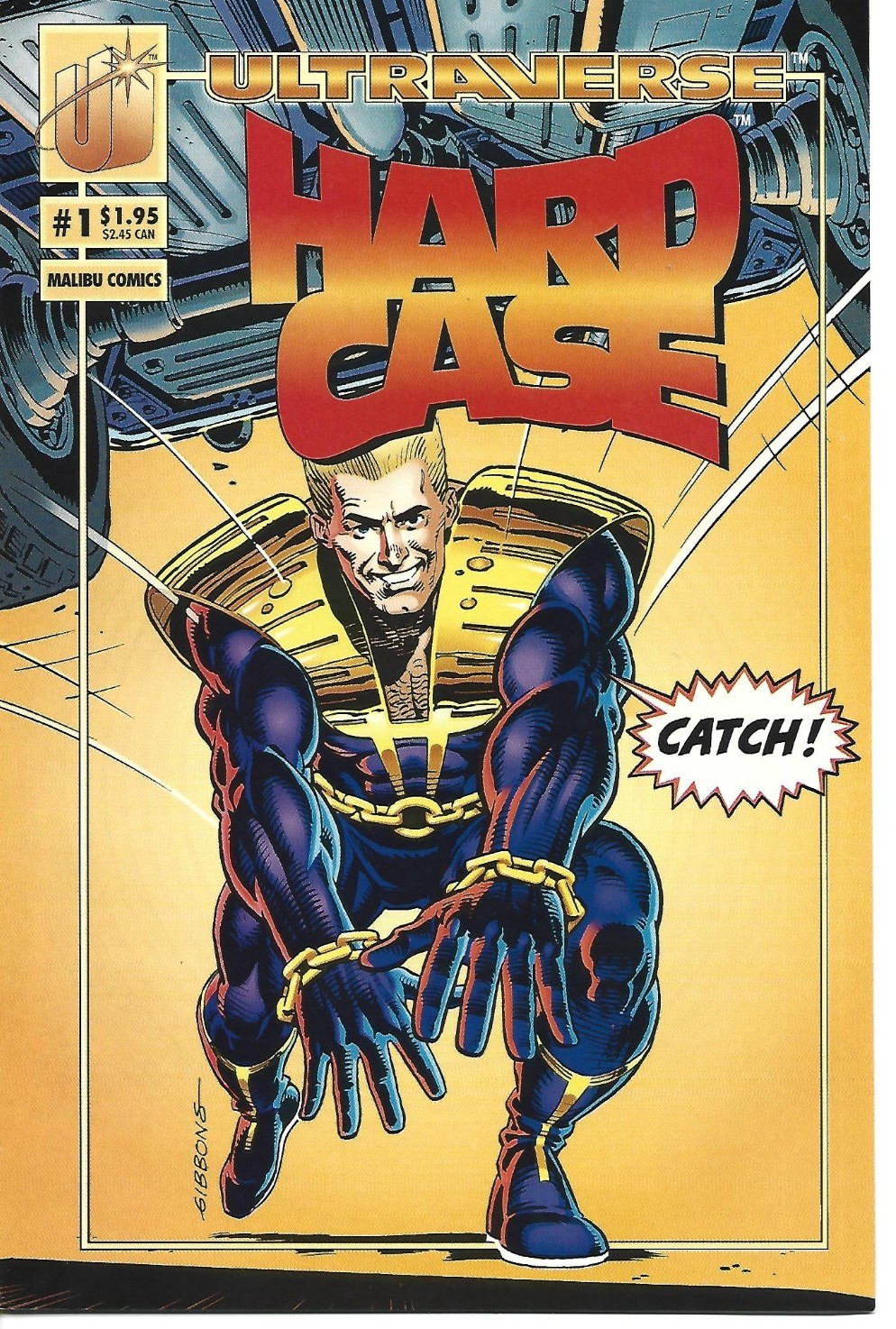 ULTRAVERSE HARD CASE #1 MALIBU COMICS 1993 BAGGED AND BOARDED