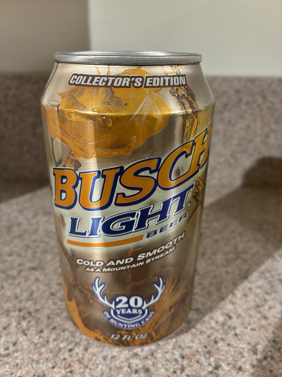 2026 Busch Light Hunters Edition Camo Can Bottom Empty