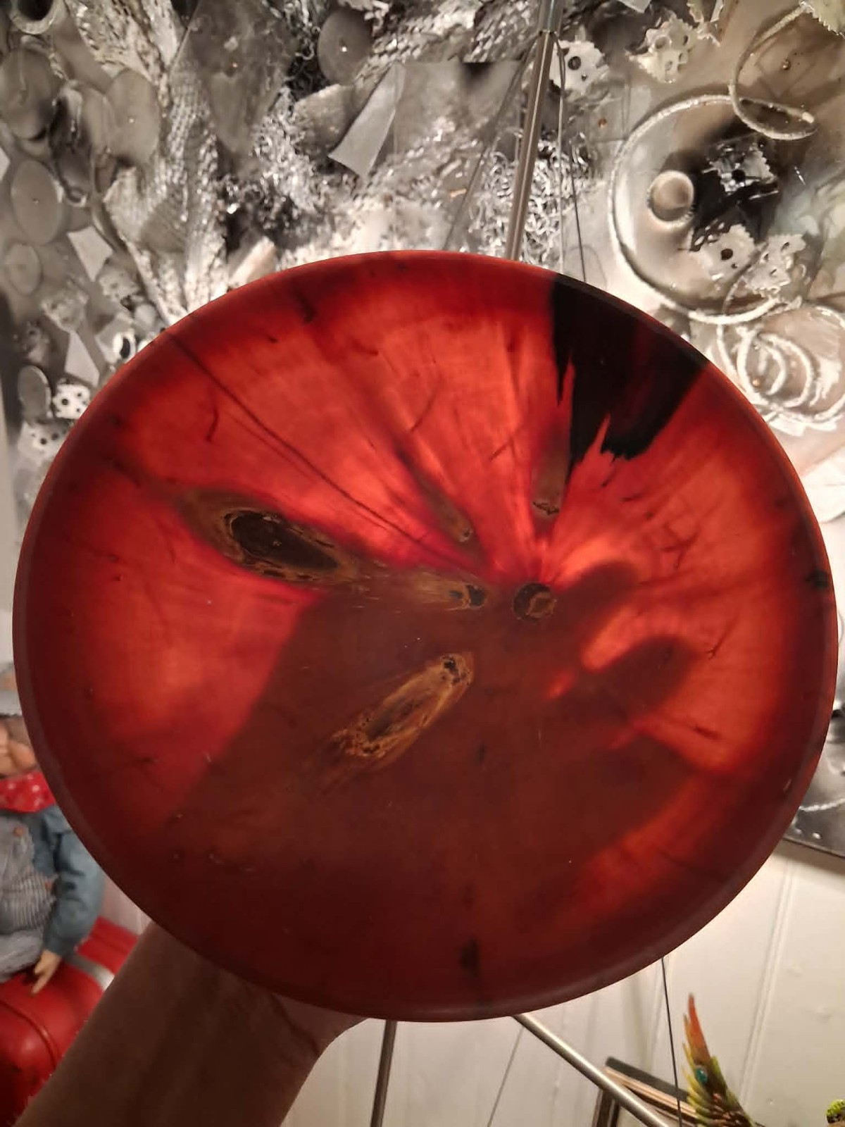Unique Wooden Bowl by Kelly Dunn – Norfolk Pine, Handcrafted 1996, 8