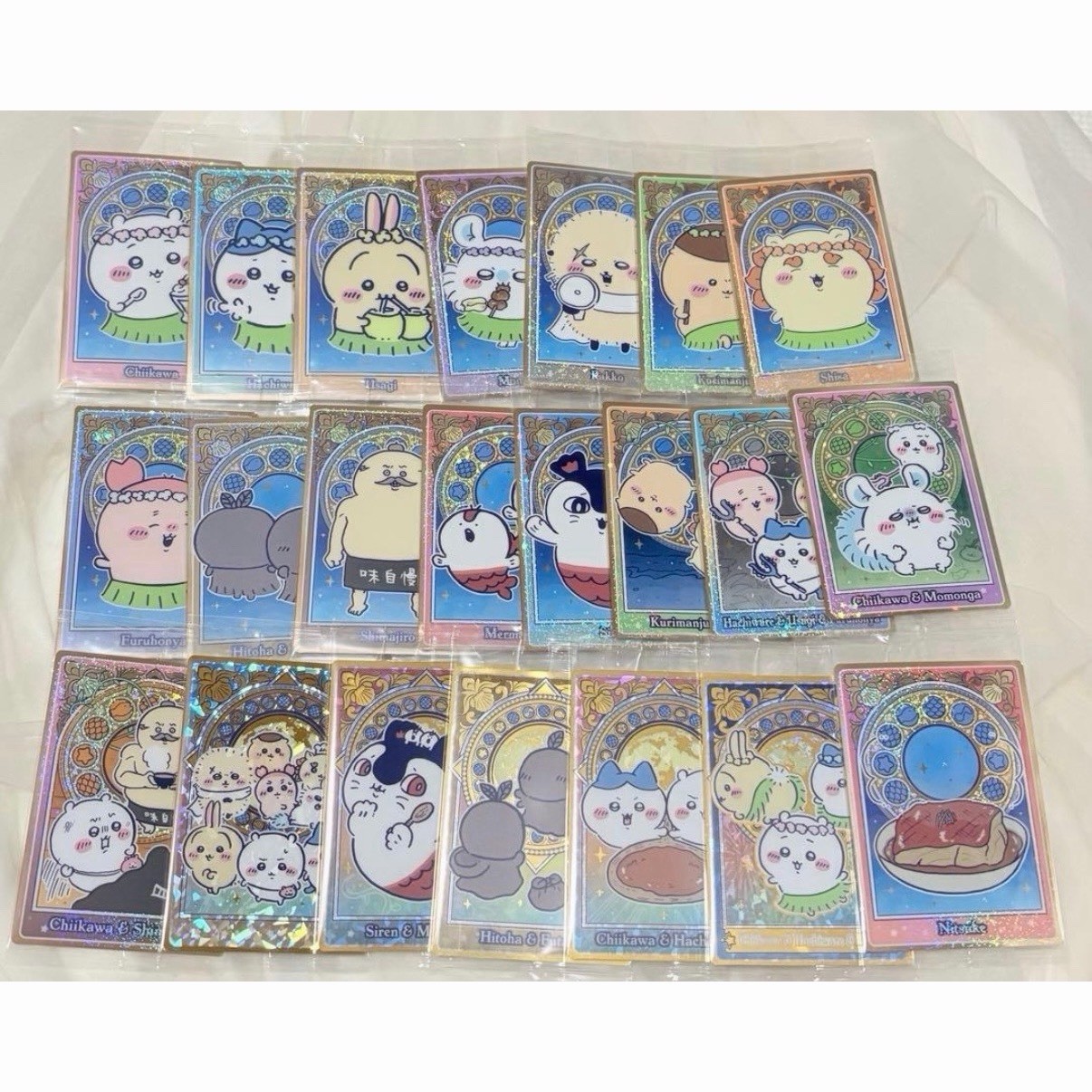 Chiikawa The Secret of the Mermaid Island Wafers Card Complete Set of 22 Types