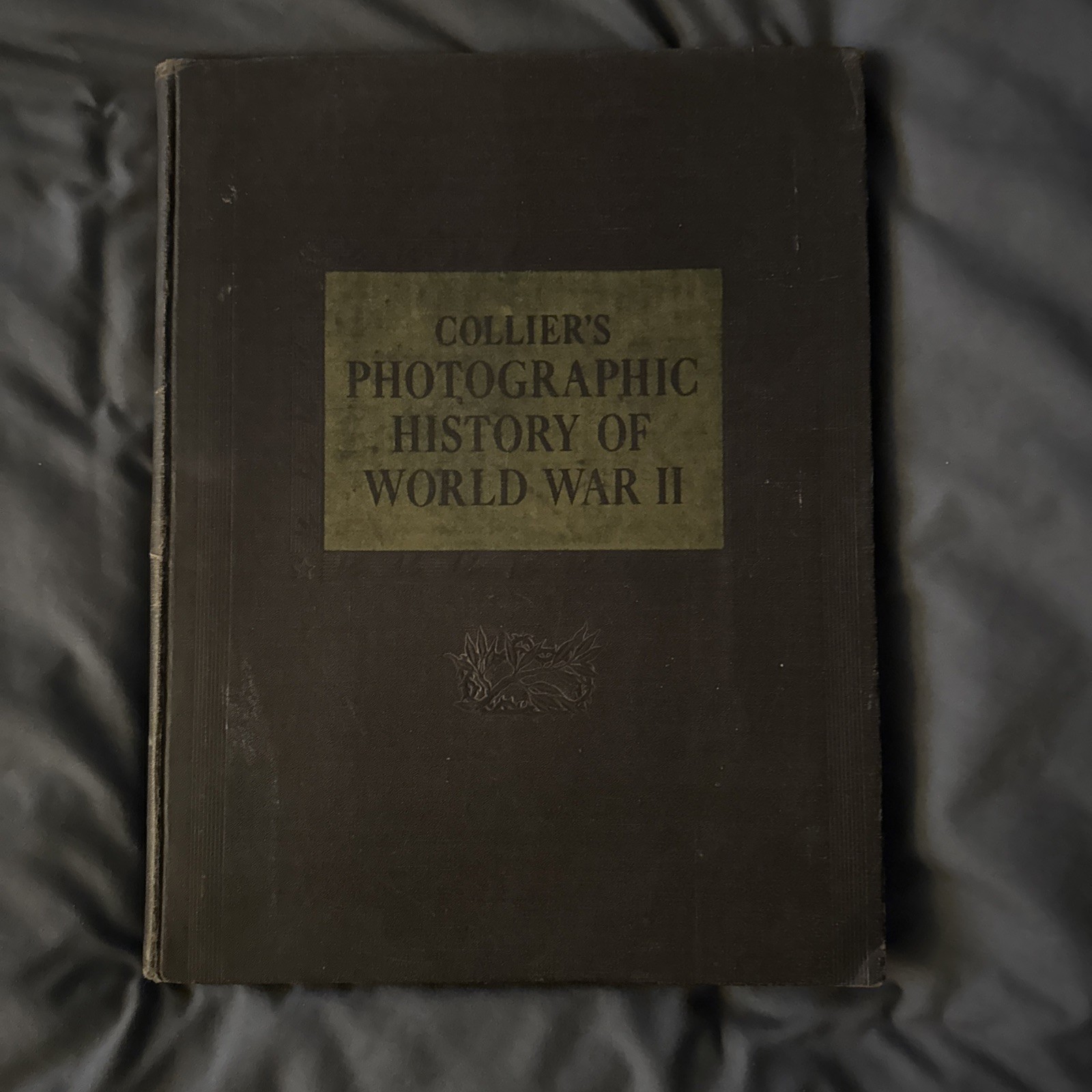 Vintage Collier's Photographic History Of World War II Large Book