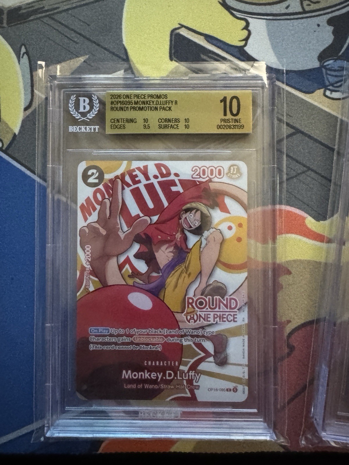 BGS 10 Round1 x One piece Monkey.d.Luffy
