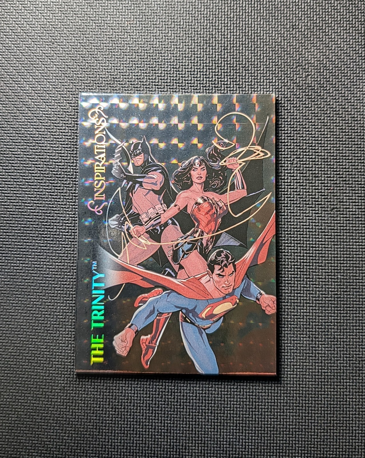 The Trinity 2026 Upper Deck DC Inspirations Foil Silver Spectrum /99 #47