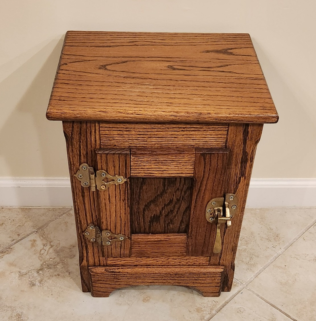 Beautiful Antique Oak Ice Box-Salesman Sample-18\