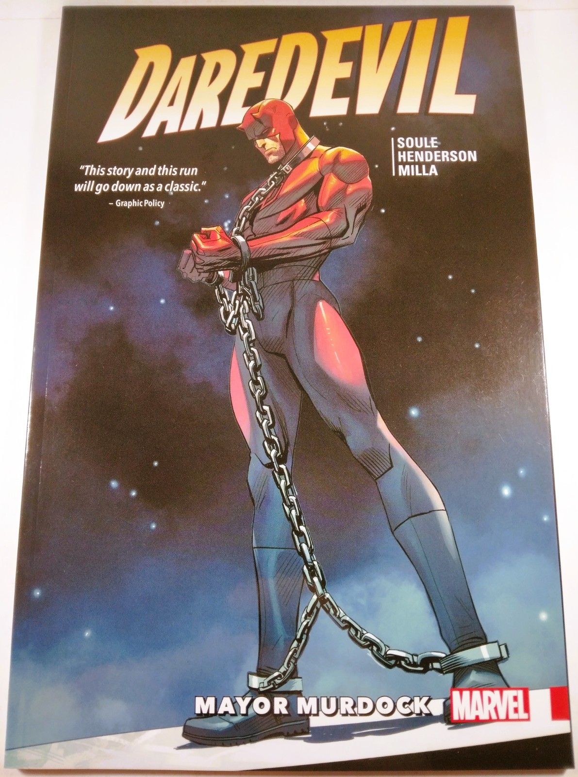 🔴🔥 DAREDEVIL BACK IN BLACK VOL 7 MAYOR MURDOCK TPB PAPERBACK CHARLES SOULE VF+