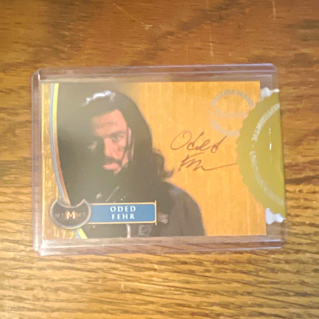 Inkworks 2001 The Mummy Returns Oded Fehr Autograph Card. Unbroken seal.