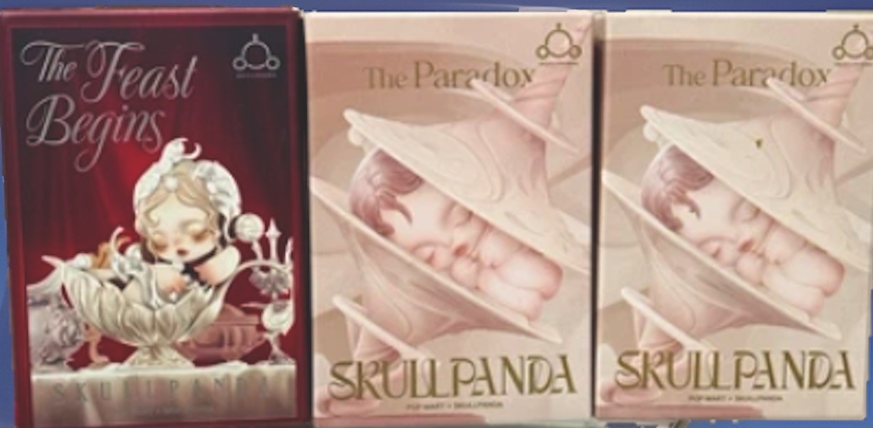 POP MART SKULLPANDA  2ea. The Paradox Series +1 The Feast begins  NEW ALL 3