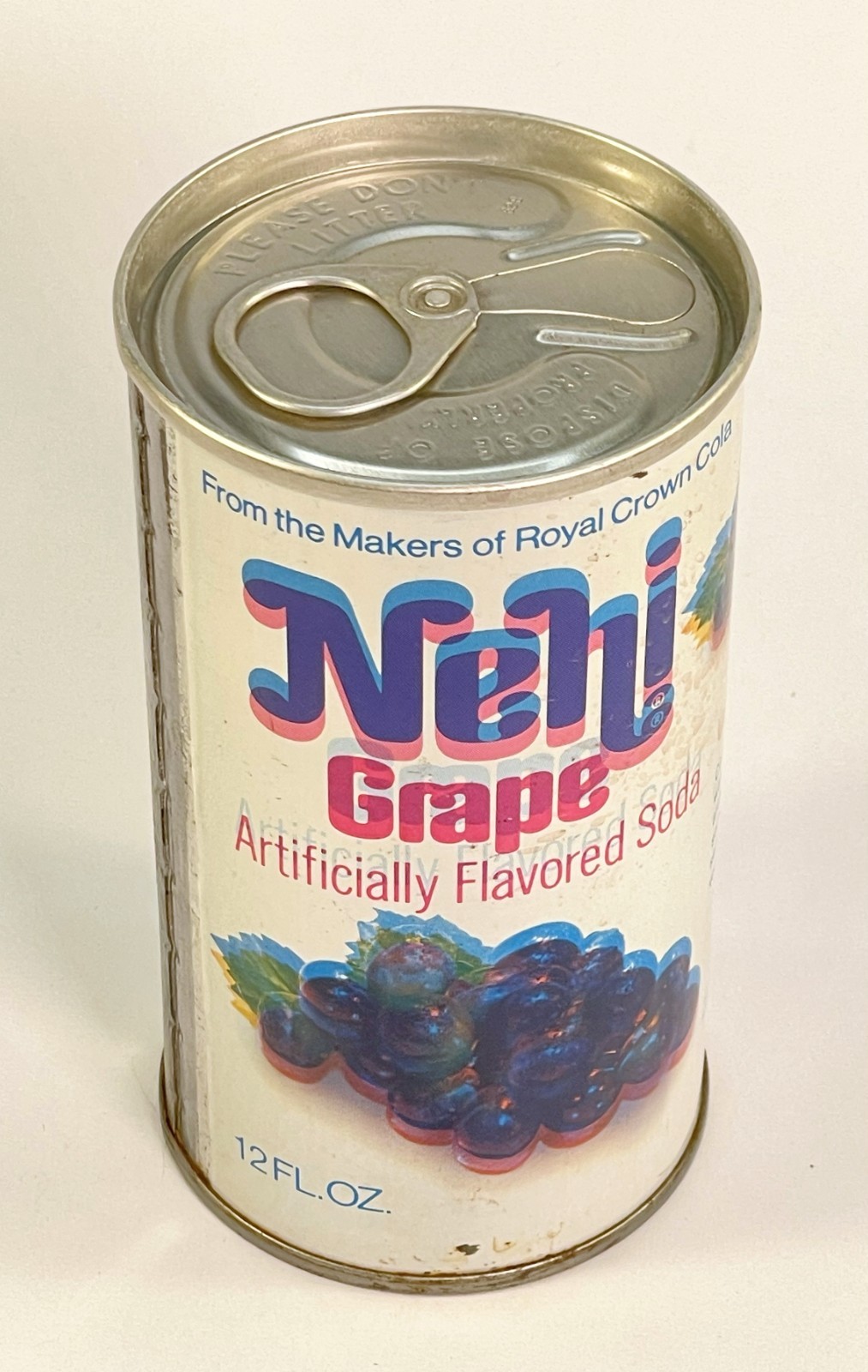Nehi Grape Soda Can - Unopened Empty Steel Misprint Error Specimen
