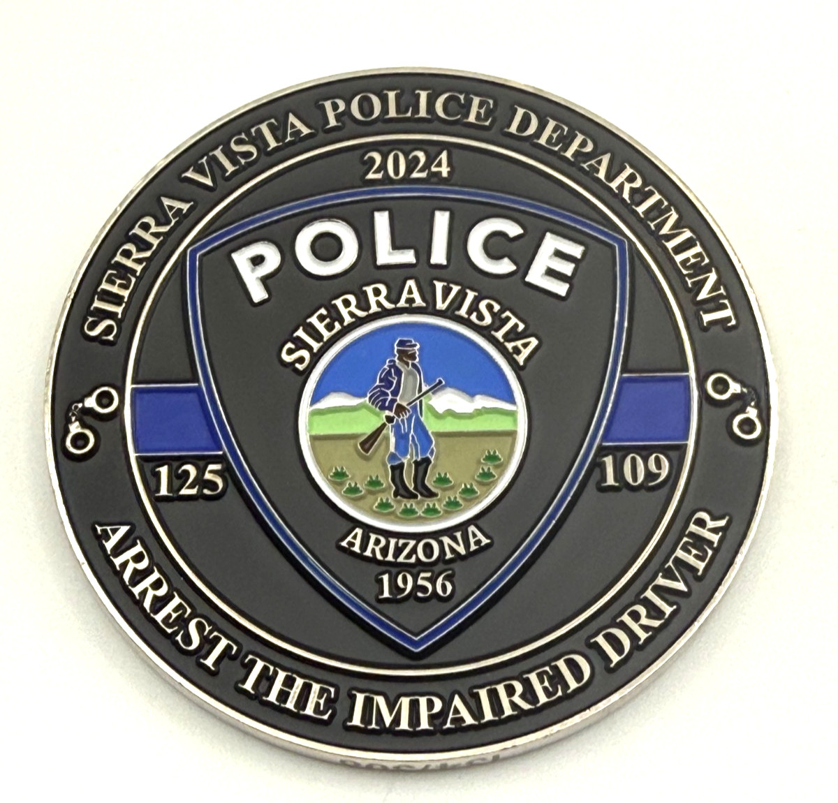 G70 Sierra Vista Police DUI Unit DRE Arizona State Challenge Coin Serialized
