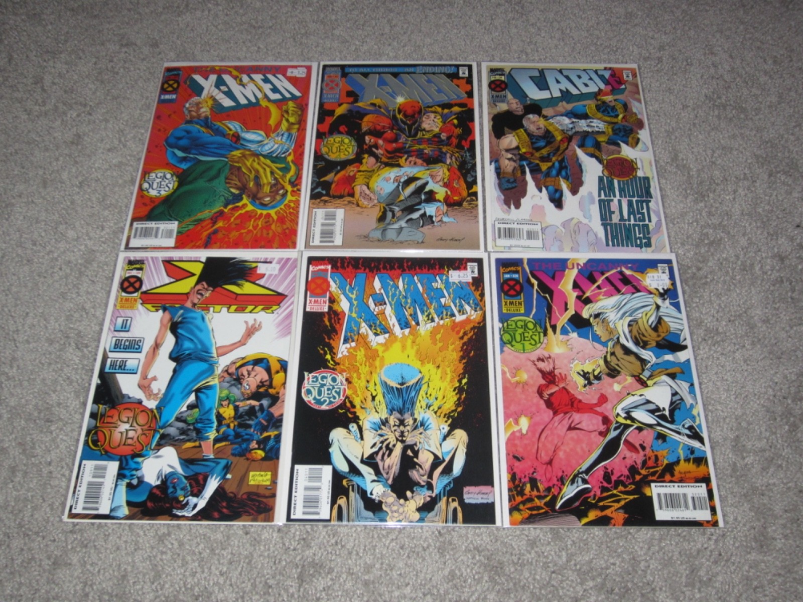 X-MEN: LEGION QUEST SAGA (AGE OF APOCALYPSE PRELUDE) FULL LOT OF 22 COMICS VF+