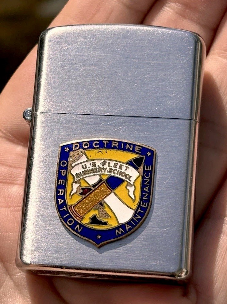 Vintage Marksman Lighter US Fleet Gunnery School Doctrine Operation Maintenance