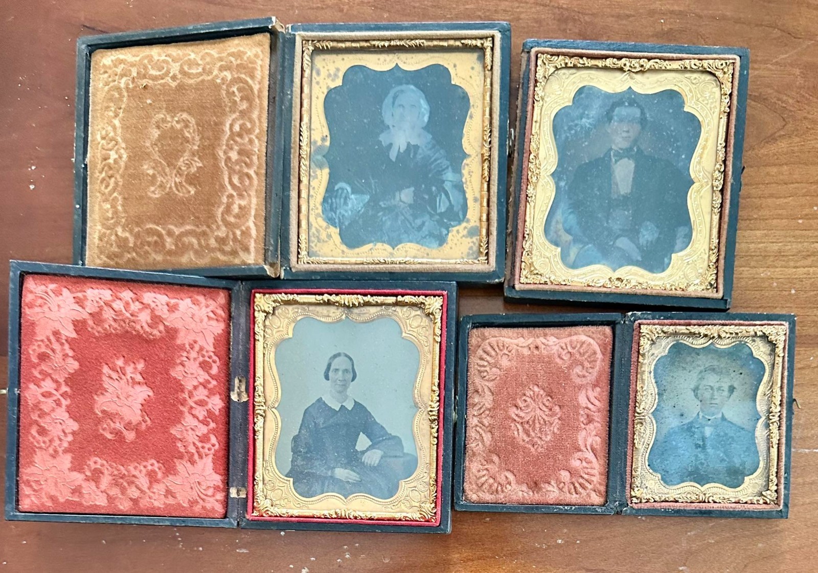 Lot of Ambrotype Photo Antique 1850s 1860s