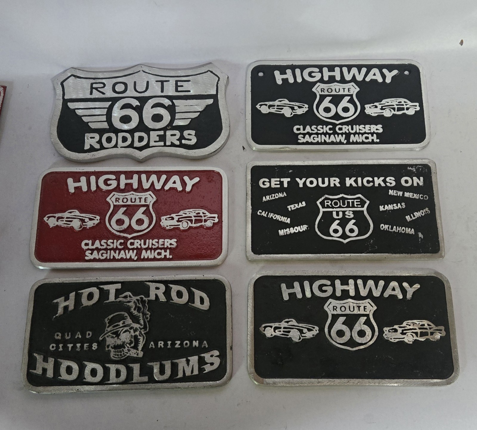 Vintage Cast Aluminum Car Club Plaque