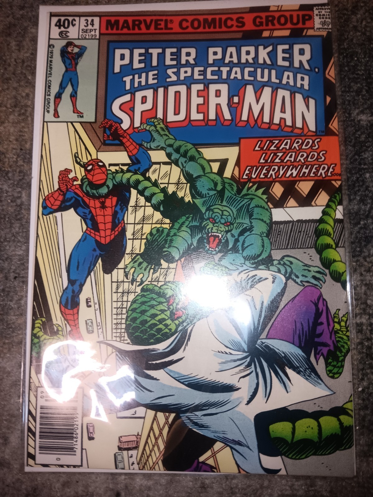 Spectacular Spider Man #34, (1979)  New, unread.  VF - Very Fine/Near Mint B&B