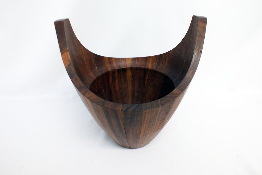 Vintage Dansk Designs Mutenye IHQ Rare Woods Salad Bowl Modern Design Project