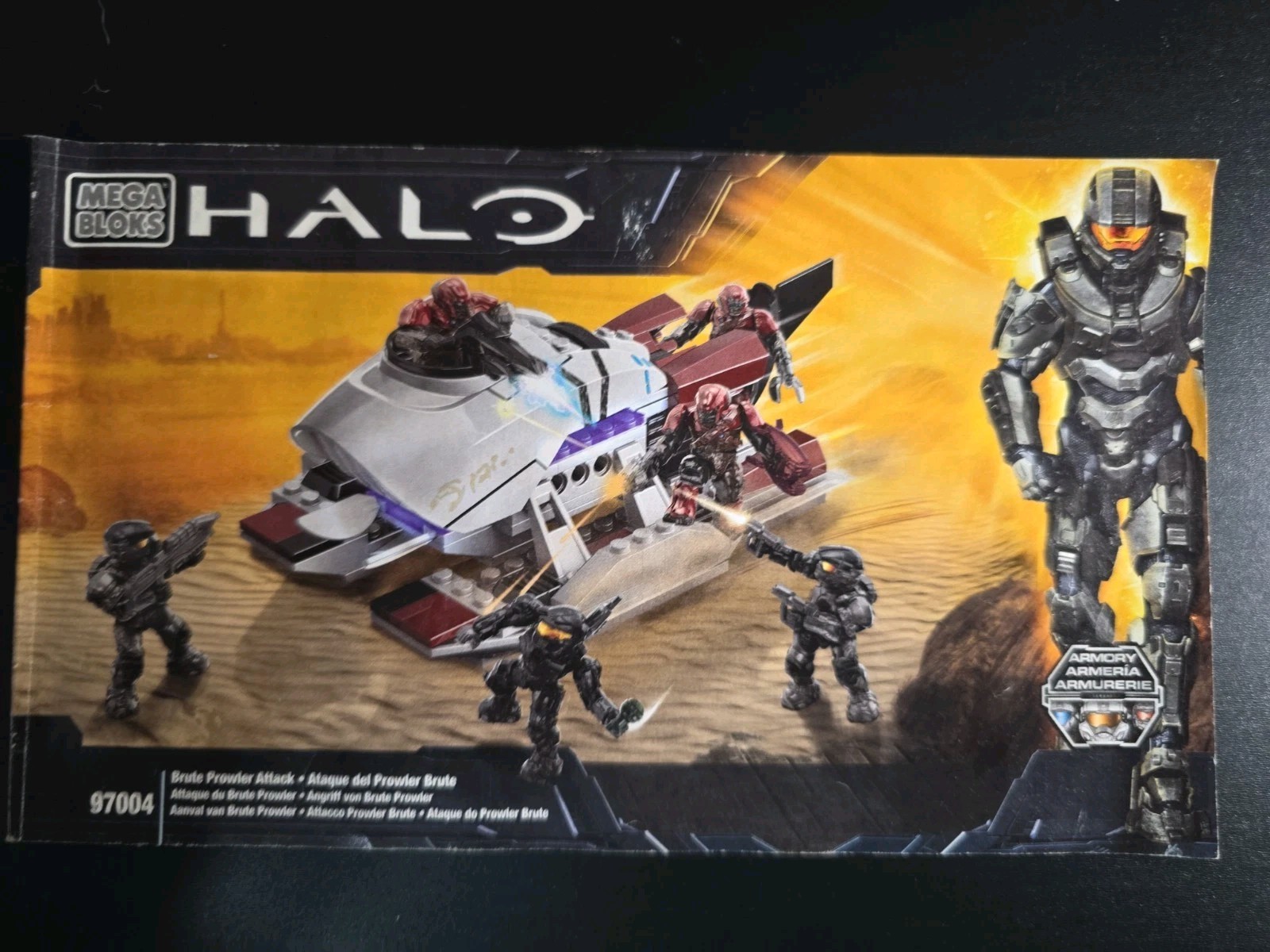 Halo Mega Blocks 97004 Brute Prowler Attack - Build Manual Only