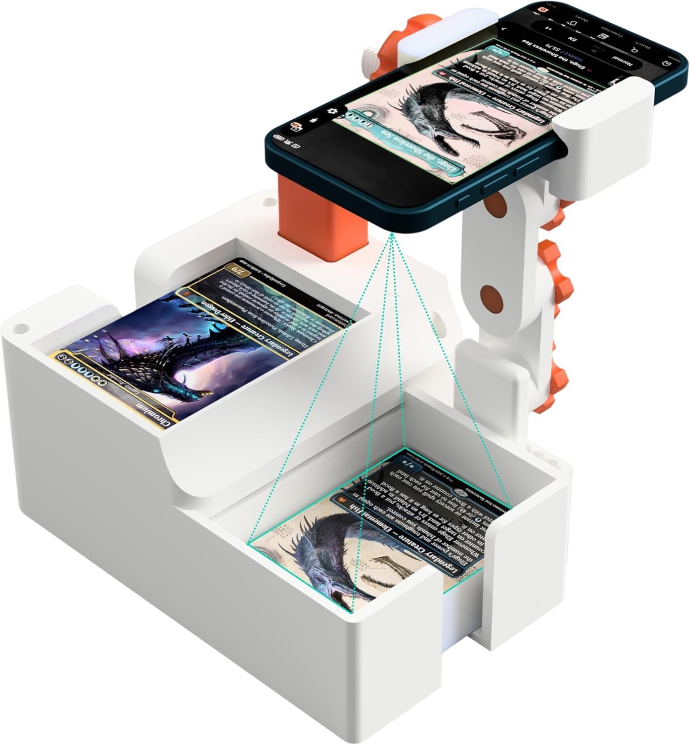 Card Scanner Pro: Automatic Card Scanner & Stand for MTG TCG & Sports Cards
