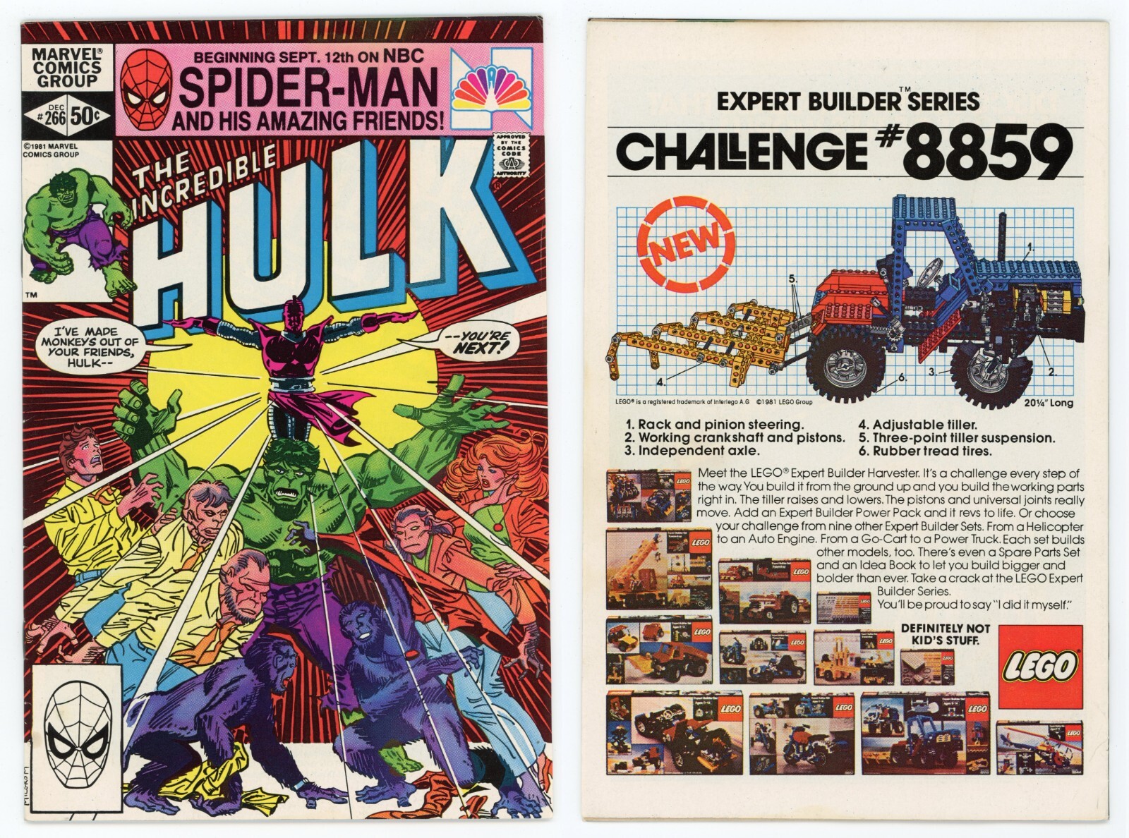 Incredible Hulk #266 (VF- 7.5) 1981 Marvel High Evolutionary