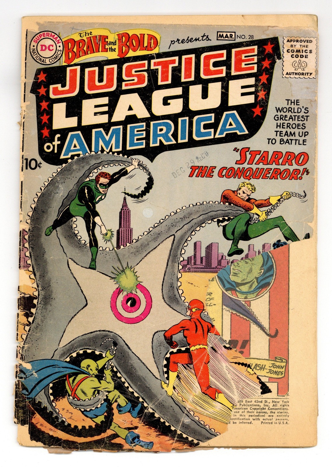 Brave and the Bold #28 PR 0.5 1960 1st app. Justice League of America