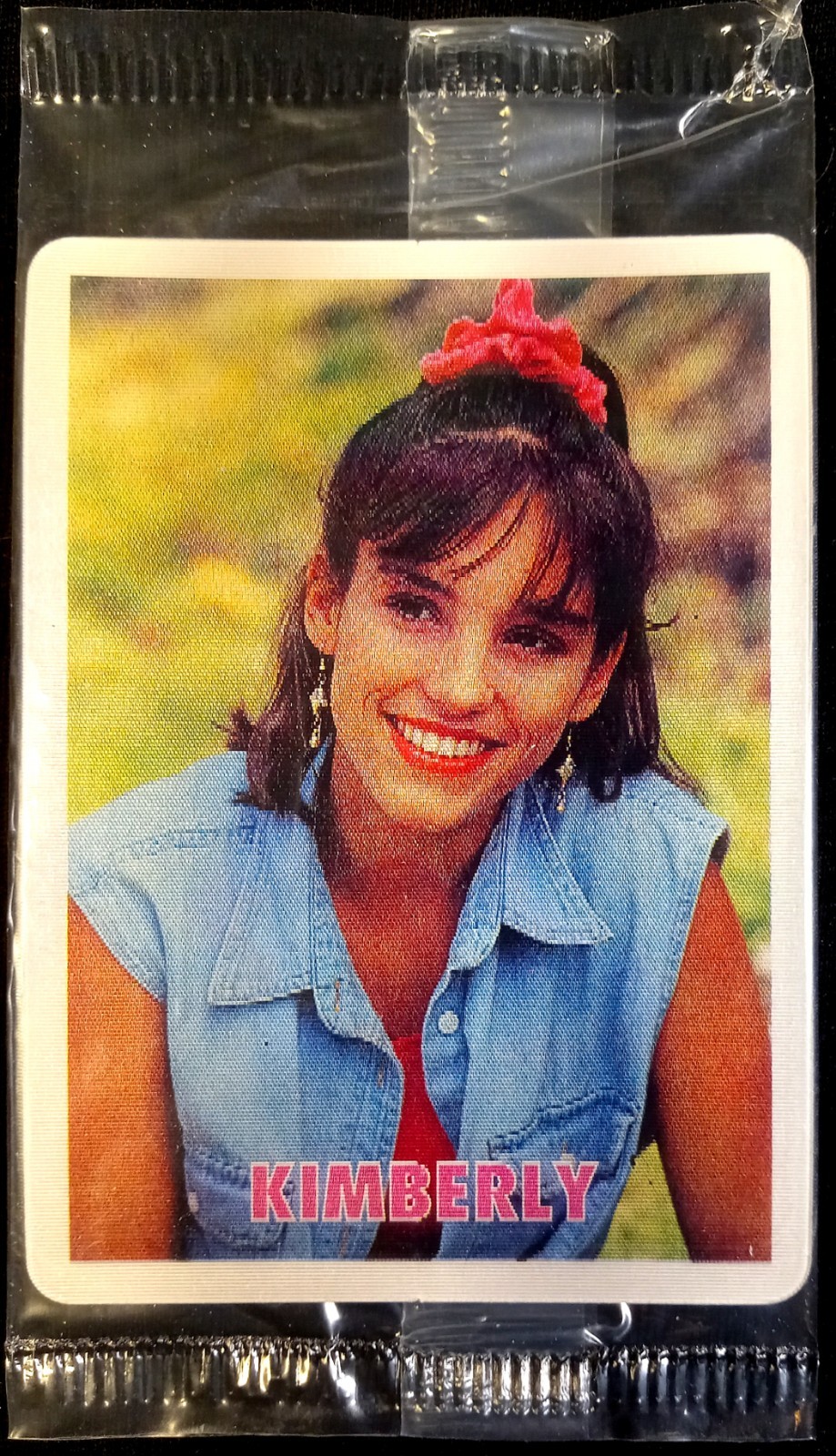 1994 General Mills Power Rangers Sealed Magic Motion Card - Kimberly Pink Ranger