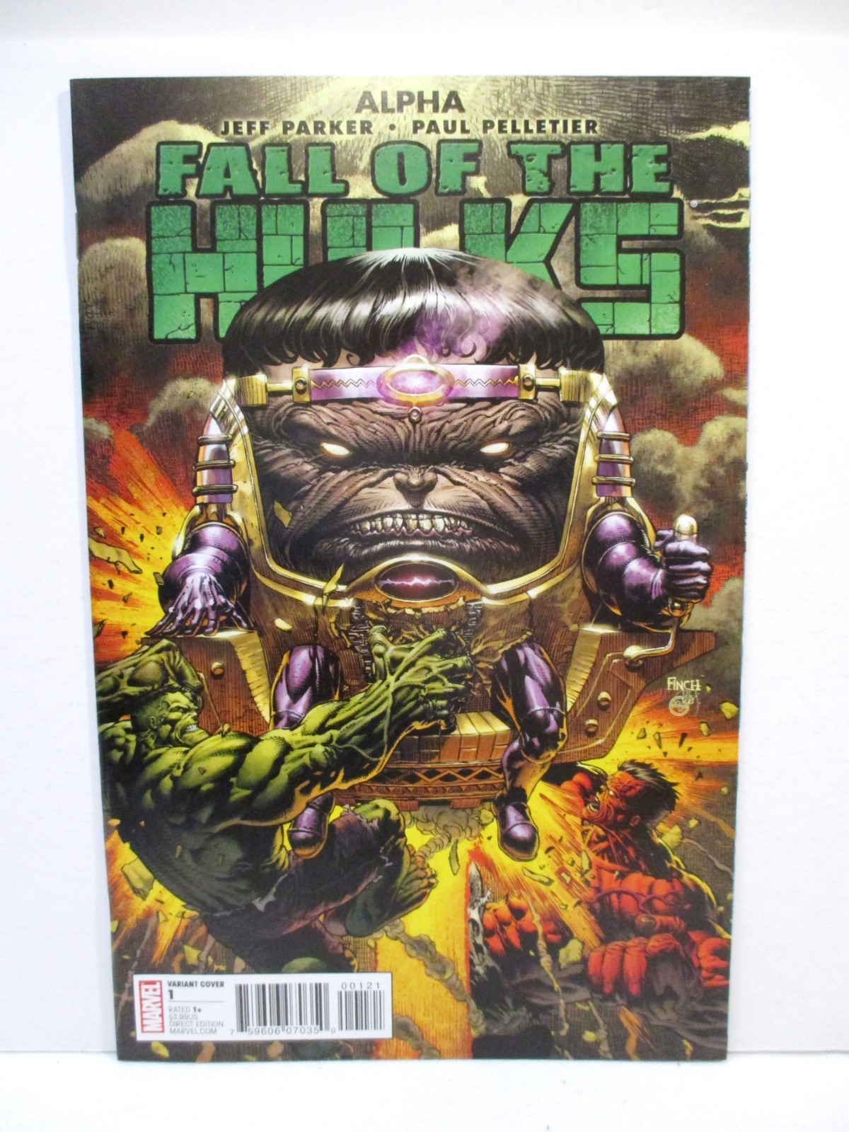 Fall of the Hulks Alpha #1 David Finch 1:20 Variant Cover- Marvel Comics 2010