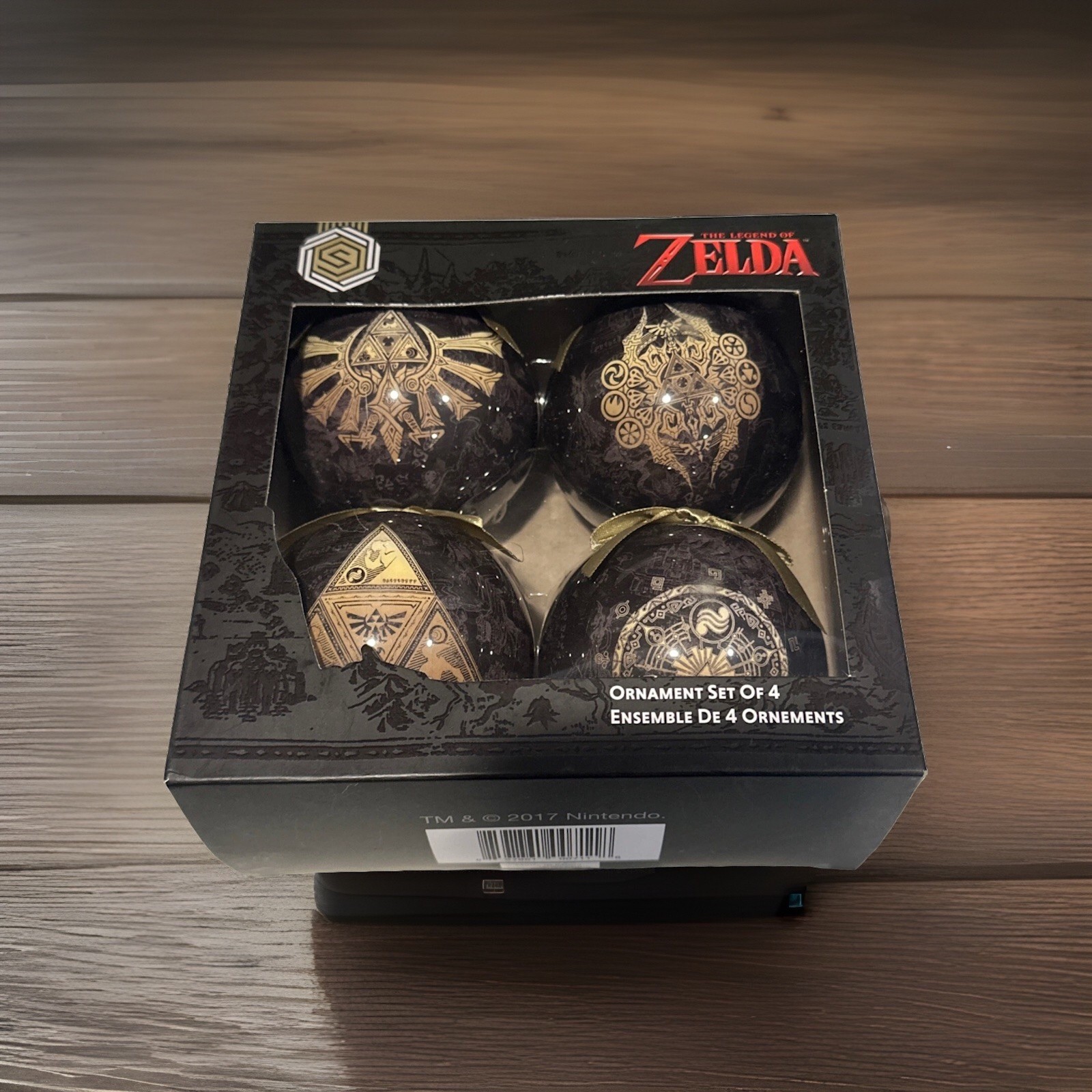 The Legend of Zelda 4 Pack Ornaments Game Stop Special Edition Limited Quantity