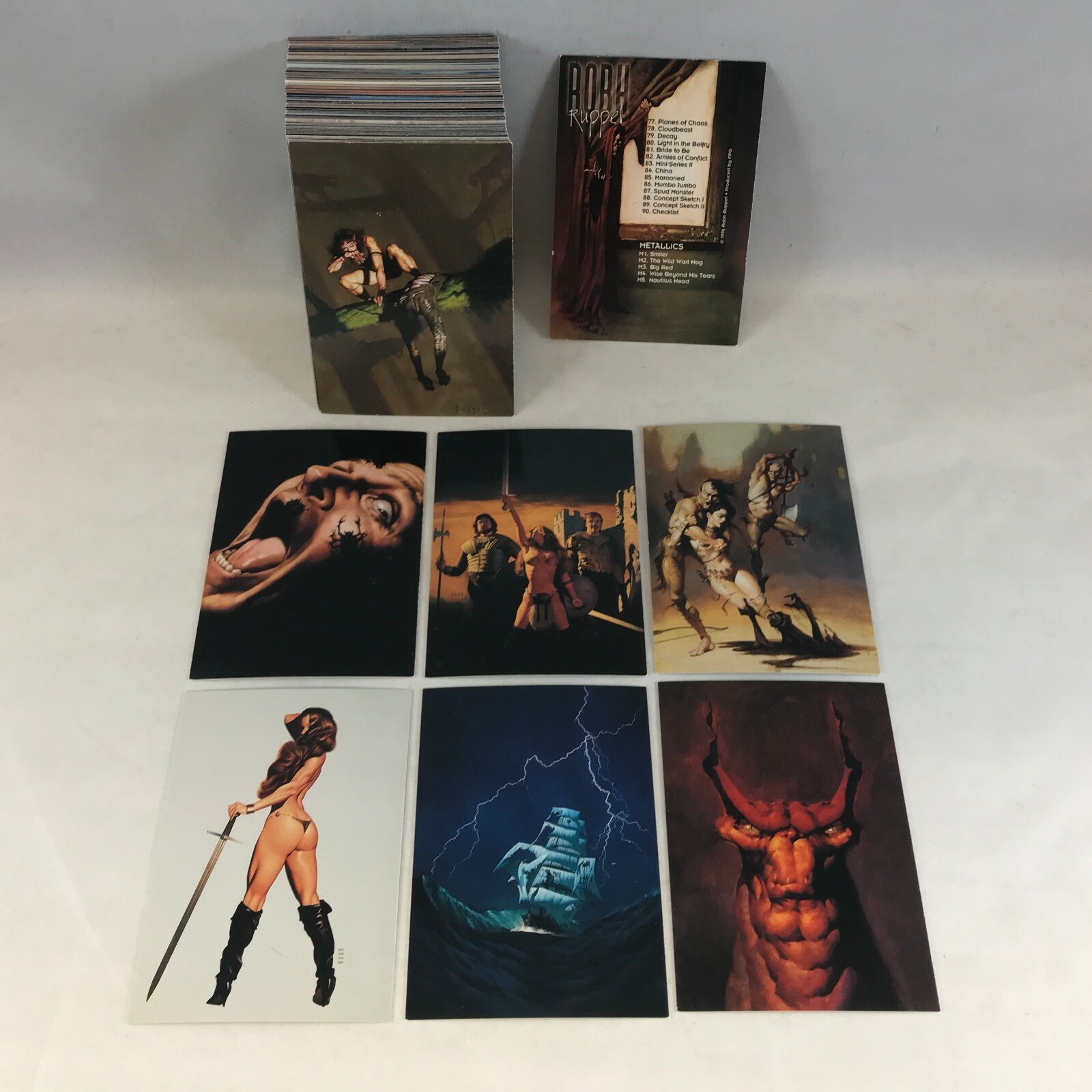 The FANTASY ART of ROBH RUPPEL (1996) Complete Trading Card Set GOTHIC ART