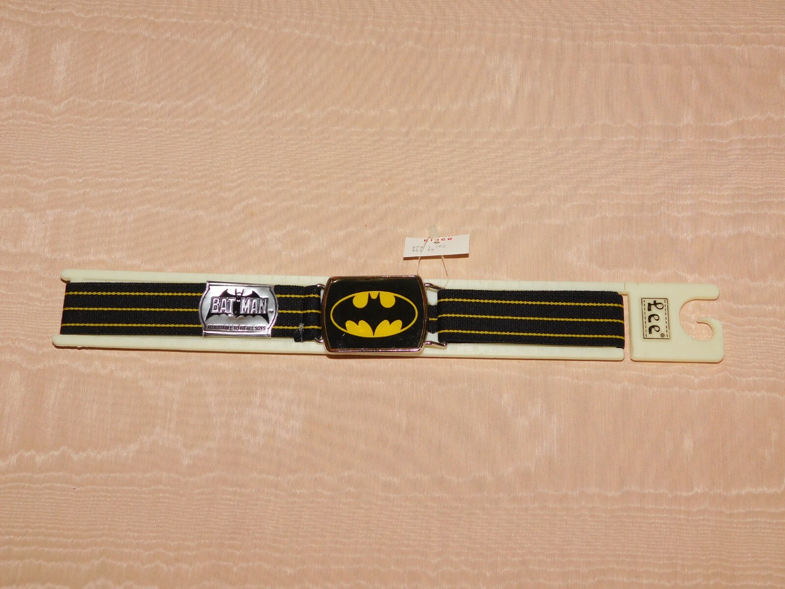 VINTAGE 1982 DC COMICS LEE BATMAN BELT & BUCKLE   NEW OLD STOCK