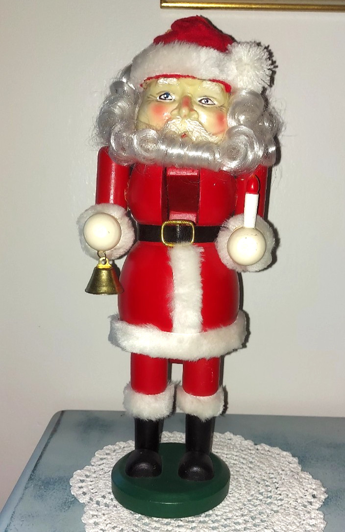 Vintage Heinrich Preis WEST GERMAN NUTCRACKER SANTA CLAUS CHRISTMAS WOOD Germany