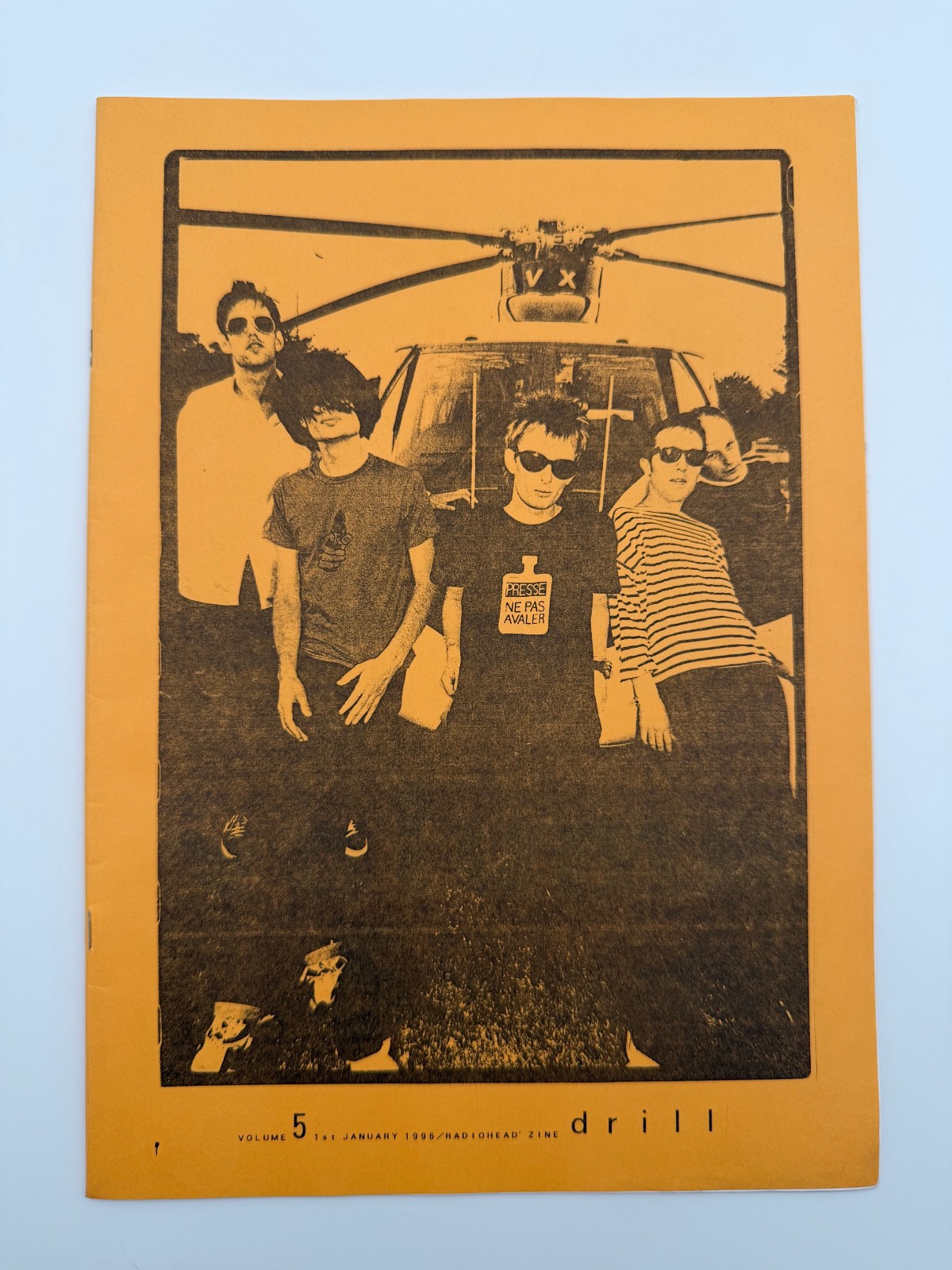 Rare Radiohead Fanzine Drill Volume 5 Jan 1996 W.A.S.T.E. Official Club Japan