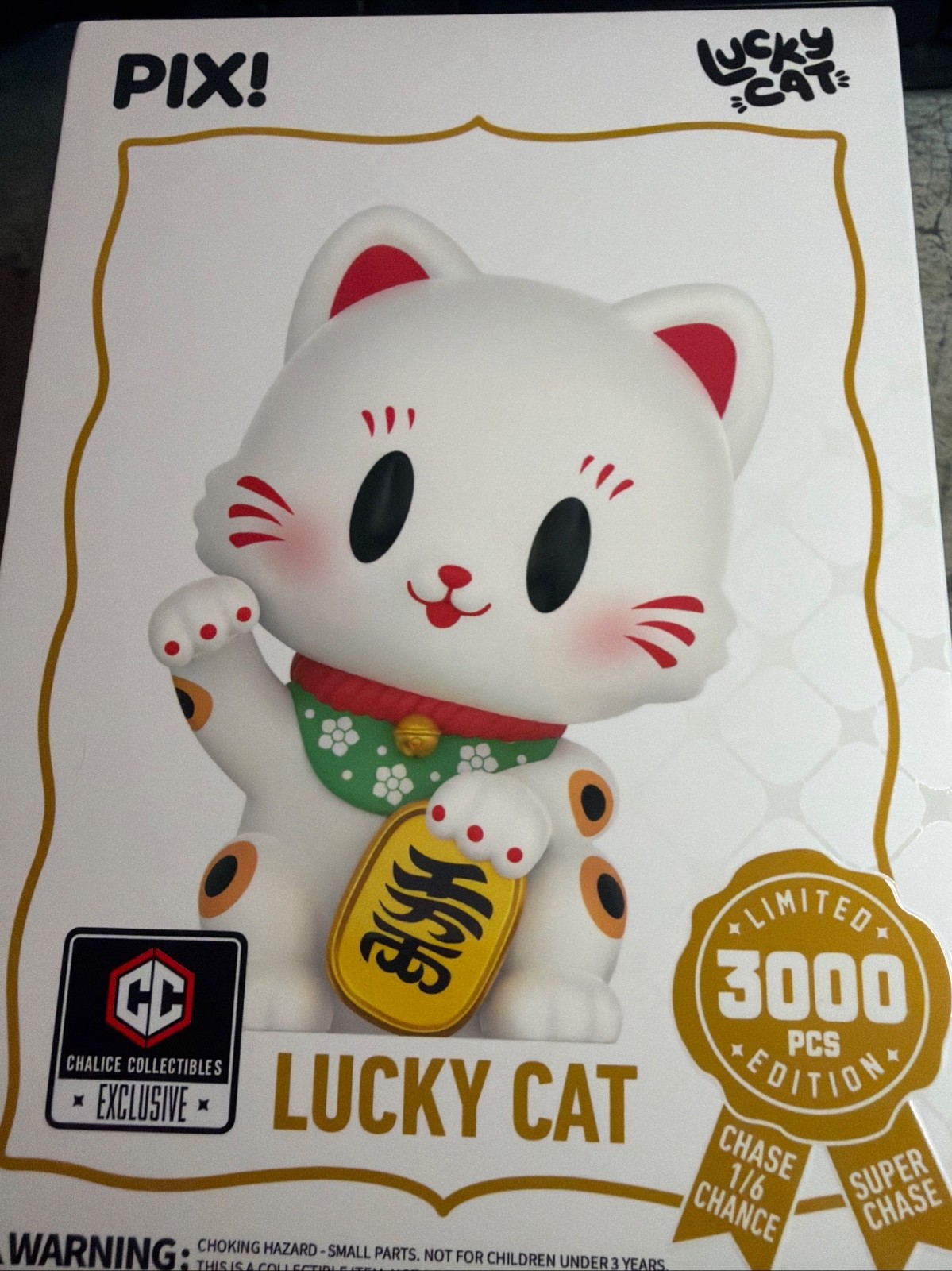 thrilljoy PiX Lucky Cat Hero Limited Edition Chalice Exclusive