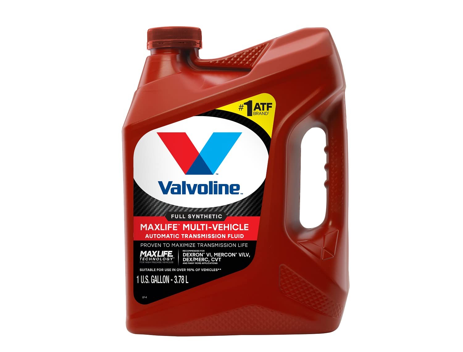 Valvoline MaxLife Full Synthetic 4 QT Multi-Vehicle ATF Automatic Transmission