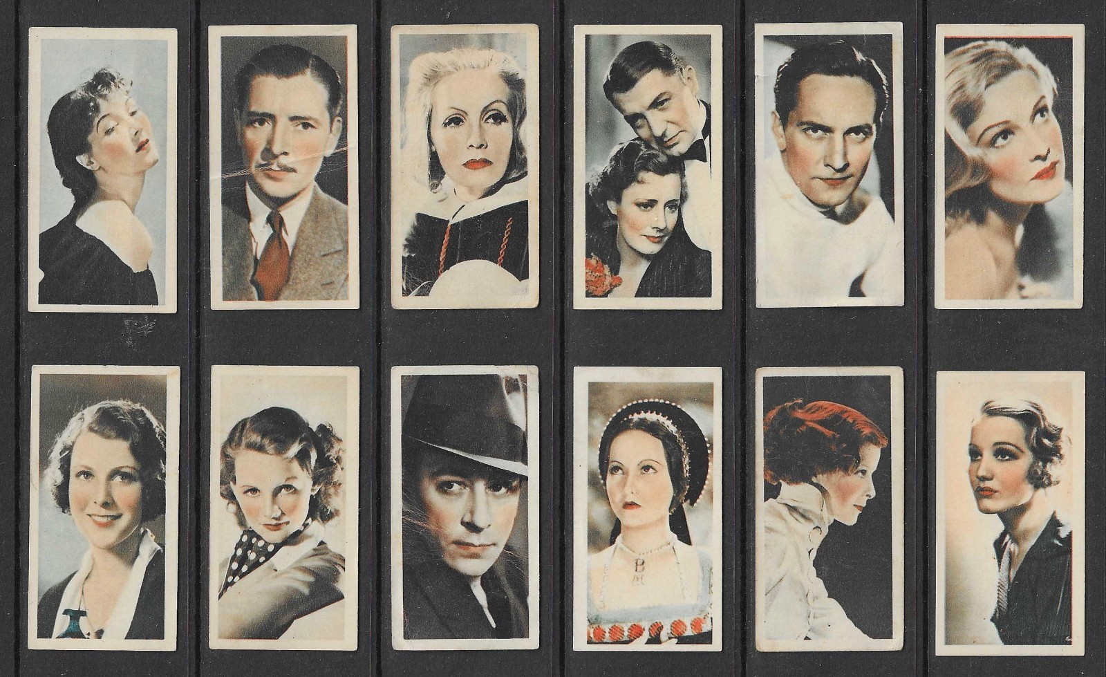 Phillips 1934 FILM STARS cigarette cards (36)