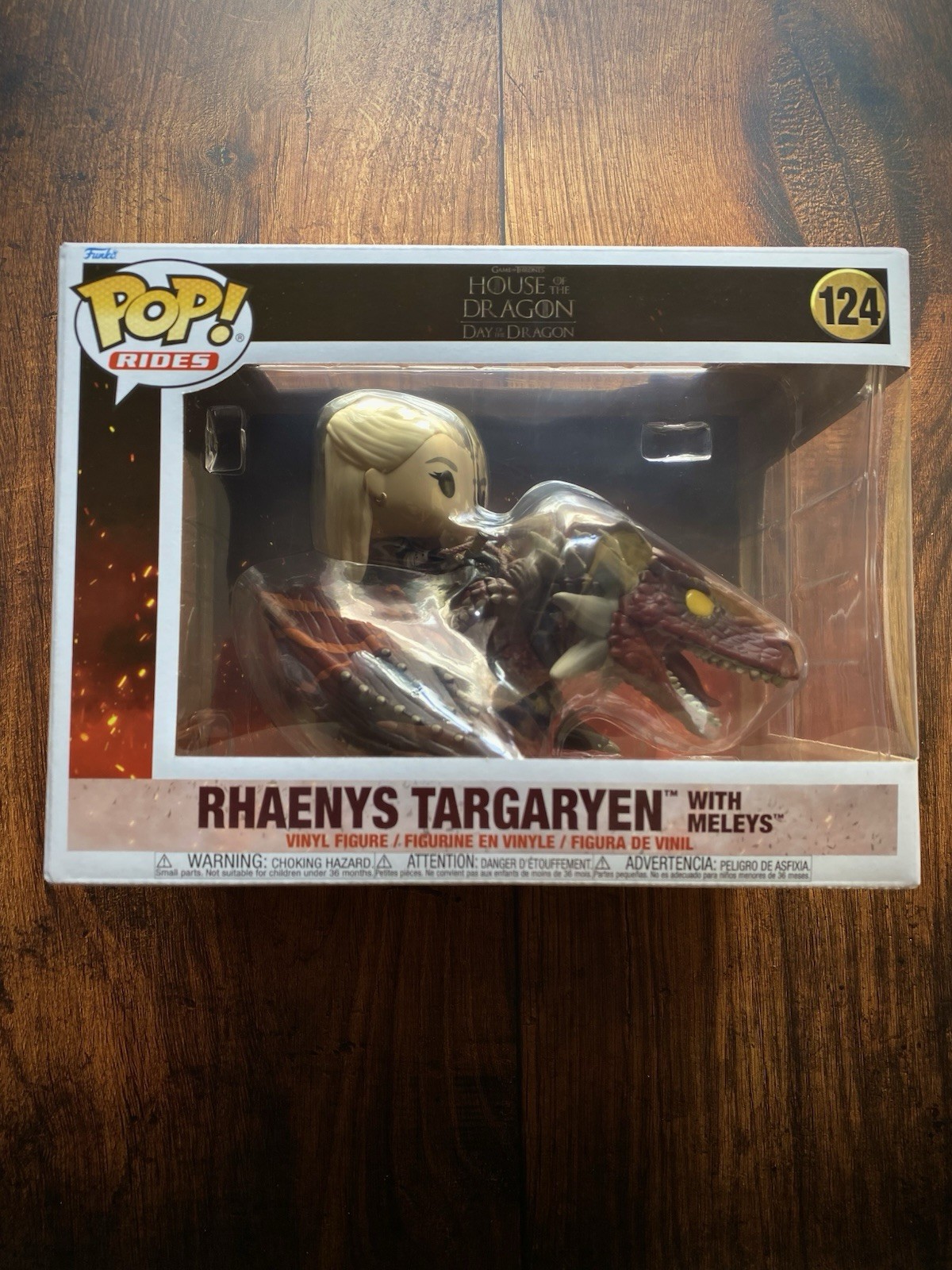 Funko Pop Rides House of the Dragon Rhaenys Targaryen & Meleys #124 Vinyl