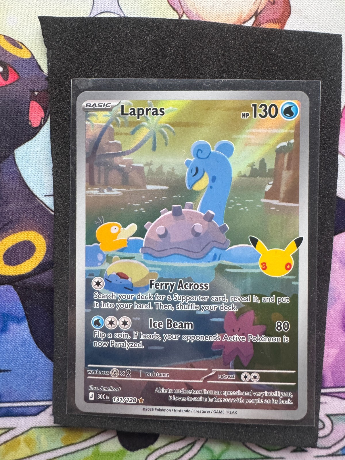 Pokemon TCG 30th Celebration Lapras 131/128 - NM 3