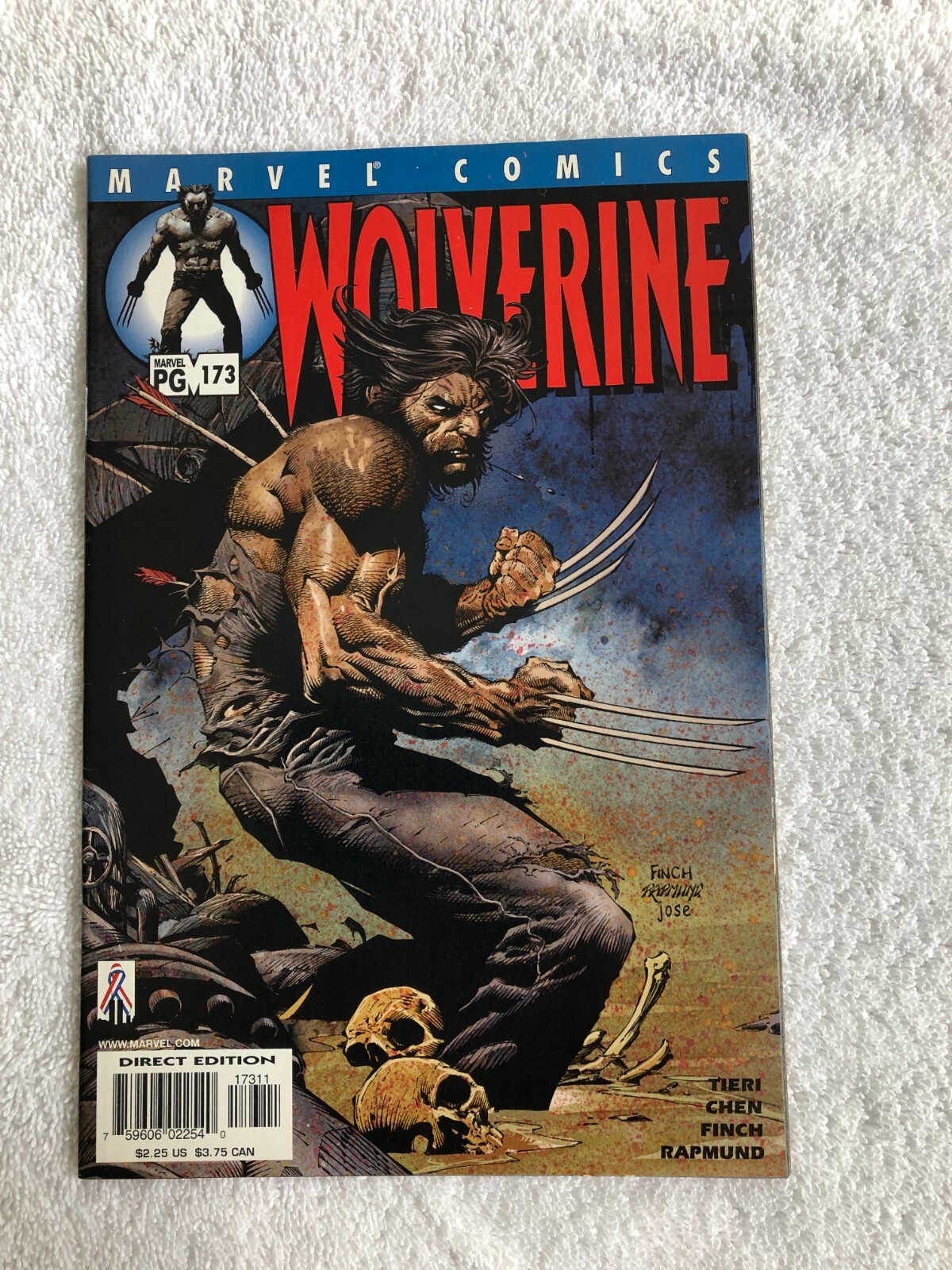 Wolverine #173 (Apr 2002, Marvel) VF+ 8.5