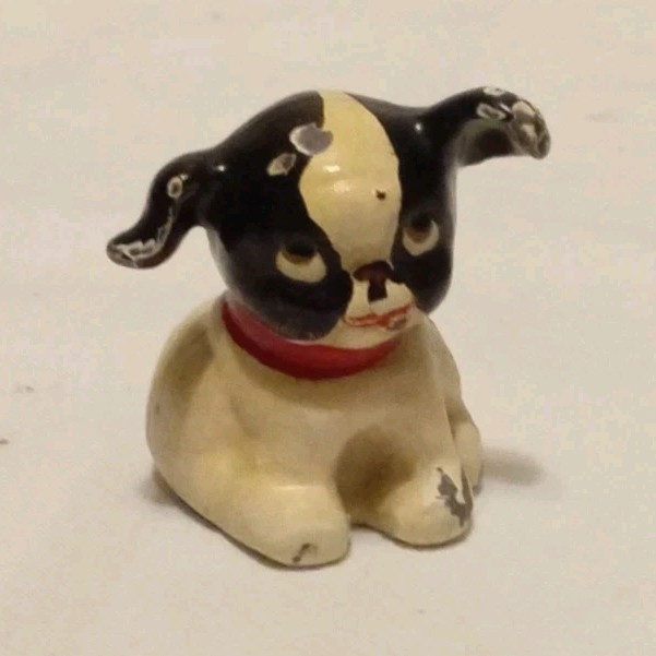 Antique  Hubley  Fido Cast  Iron  Dog Figurine 
