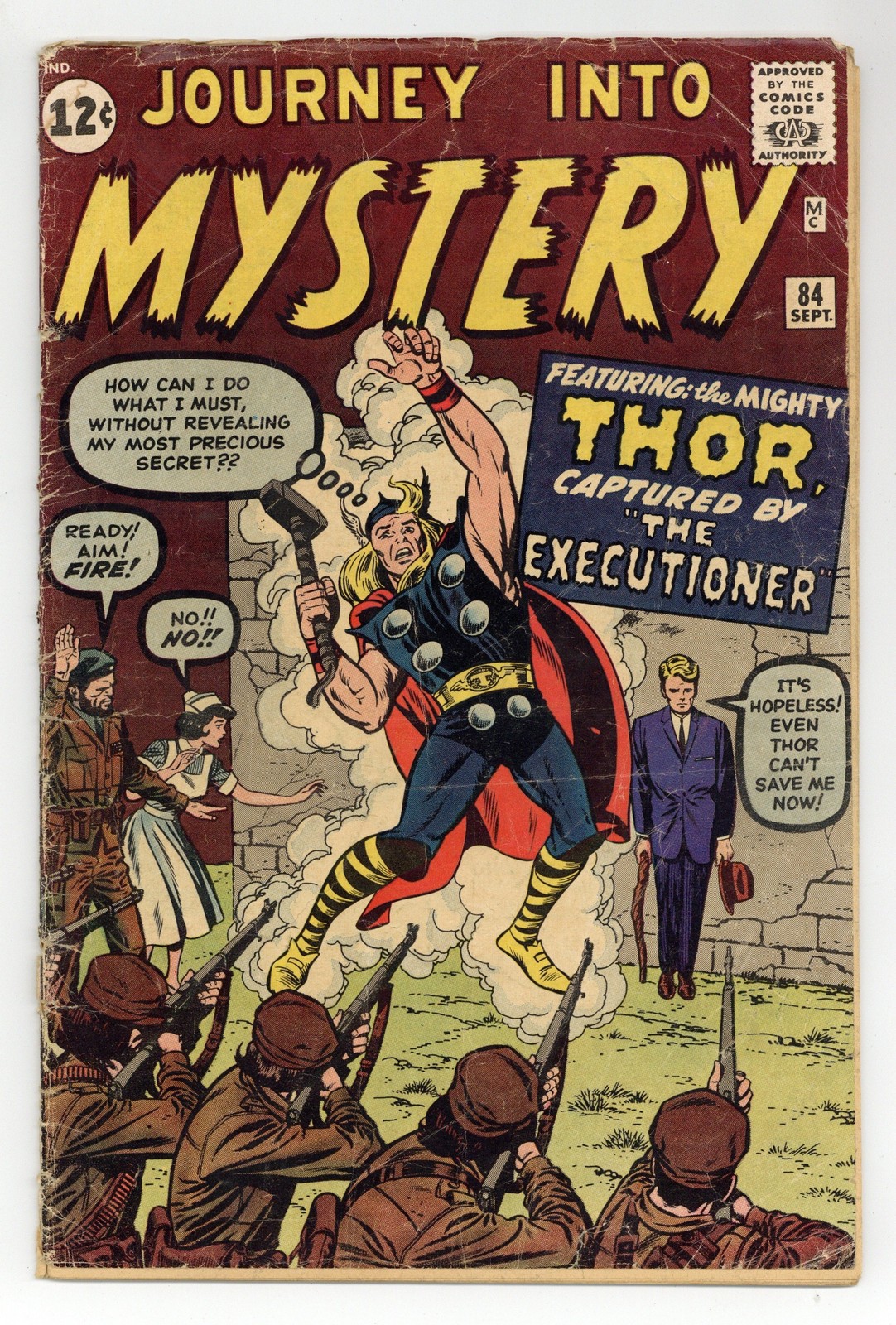 Thor Journey Into Mystery #84 PR 0.5 1962 1st app. Jane Foster