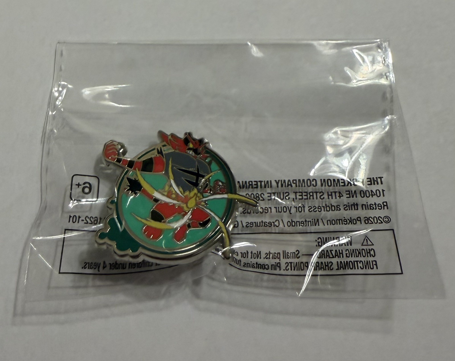 Incineroar - 2026 PokemonXP and Pokemon Worlds Pin Rally