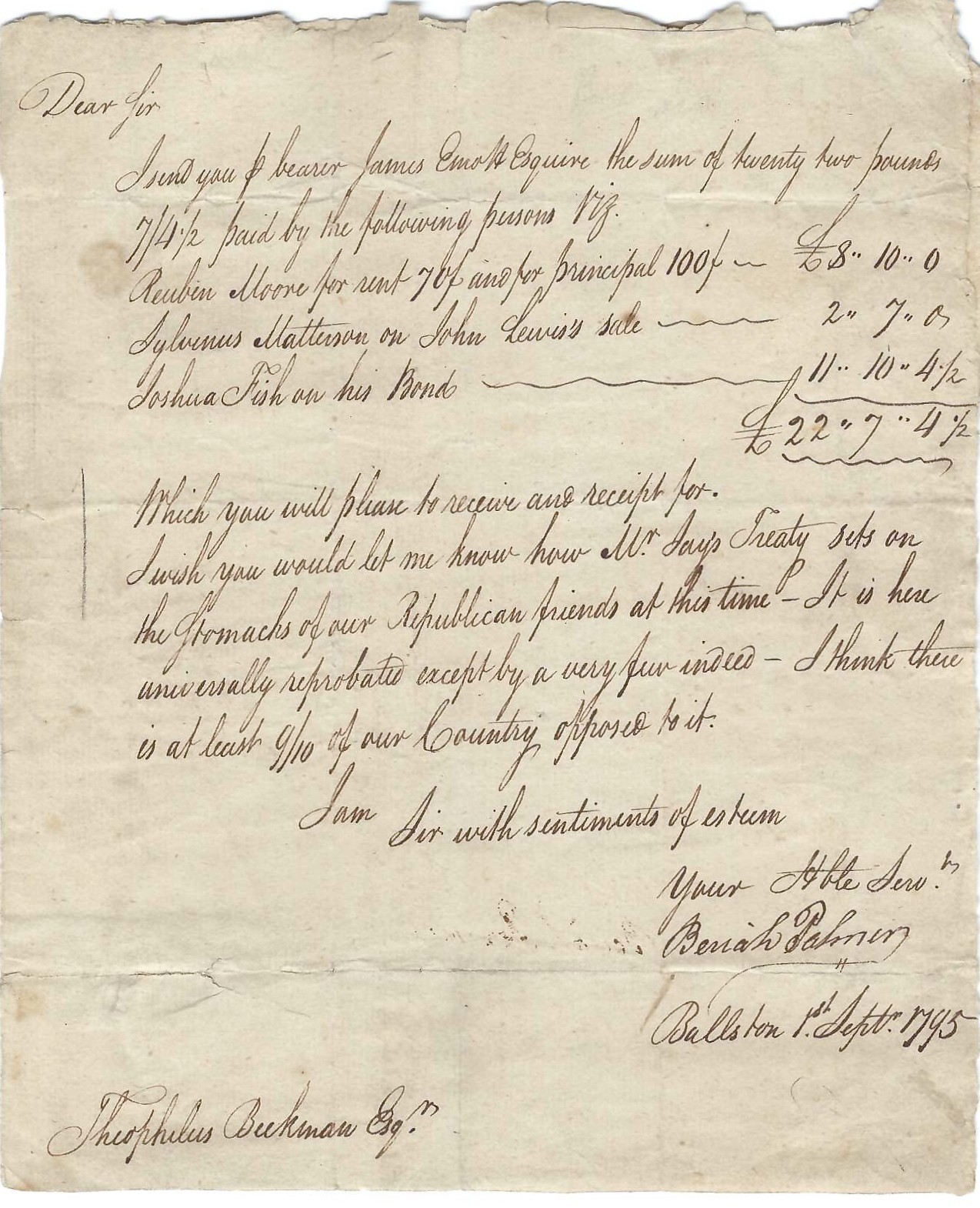 George Washington Initiated John Jay Treaty Of 1795 Met With Great Opposition