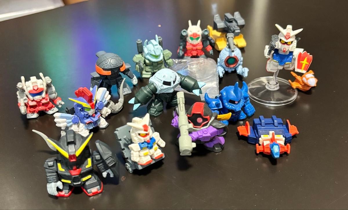 SD Gundam Full Color Gashapon Figure Mixed Lot 13pc Collectible 15+