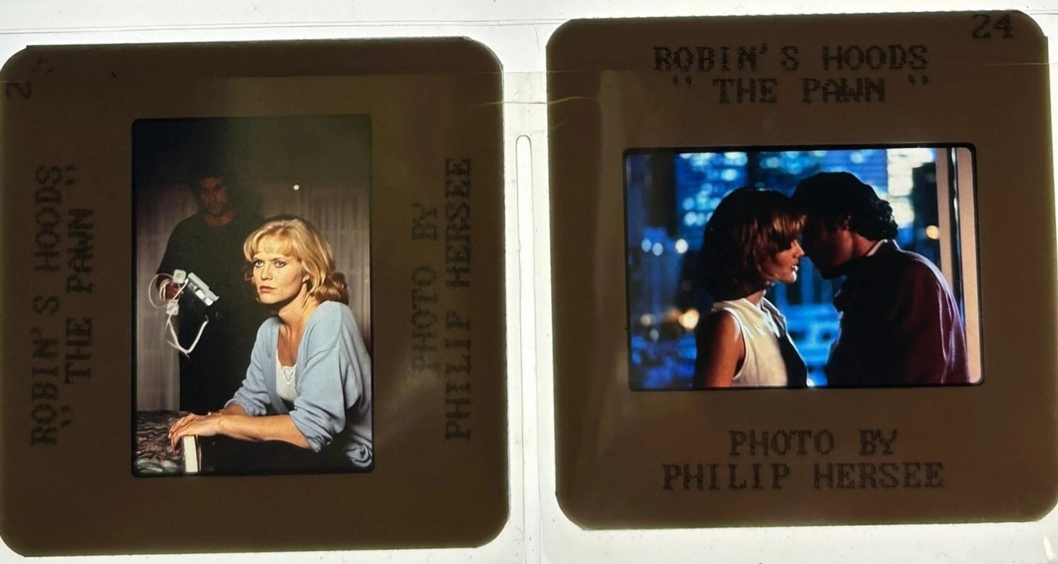 ROBIN'S HOOD 1995 TV Show Set of (2) 35mm Film Slides - 