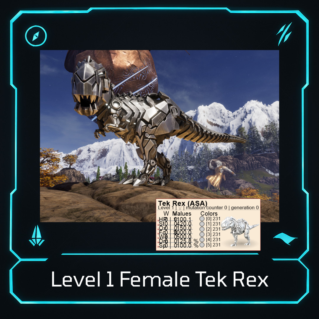 Ark ASA Level 1 Female Breeders - PVE Official - Xbox PC PS5