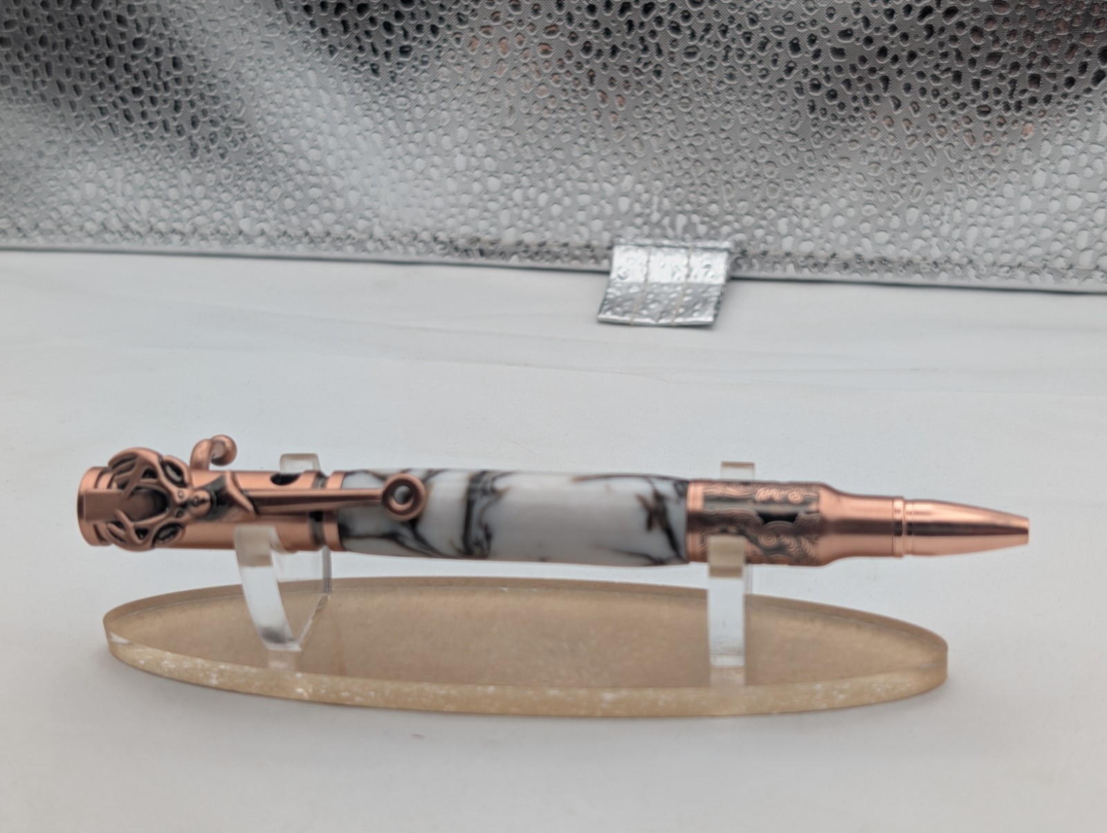 Handmade Resin Bolt Action Deer Hunter Pen With A Display Box.